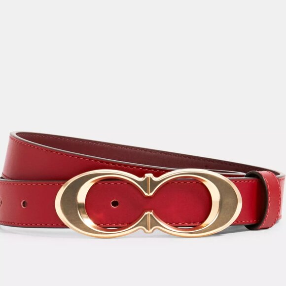❤️ COACH Signature Buckle Belt, length 36", wide 1" - Picture 9 of 10